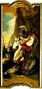 konsul lucius brutus dod och hannibal igenkannande hasdrubals huvud Giovanni Battista Tiepolo